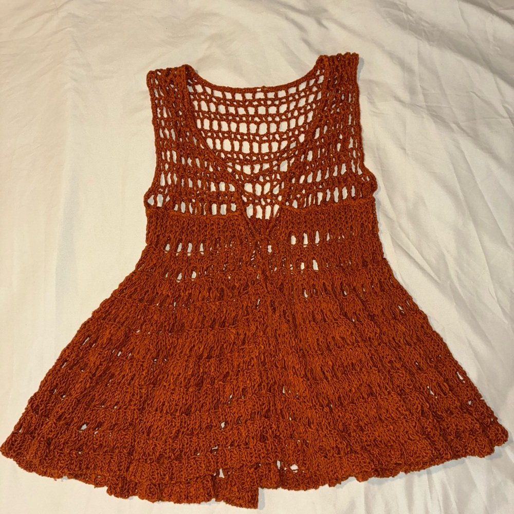 Hand Crochet Swimsuit Coverup